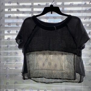 Distressed Free People Top